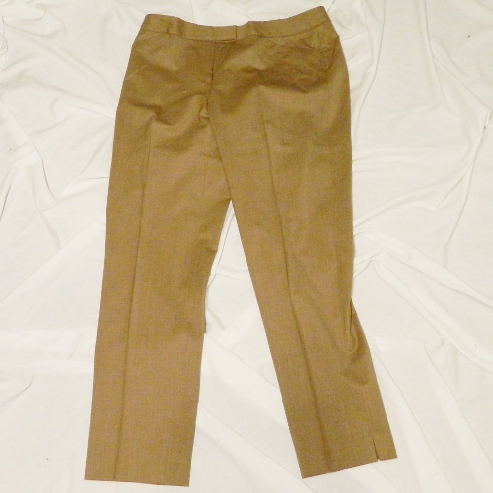 Lafayette 148 Virgin Wool Light Brown Pants Sz 8